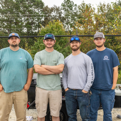 Aaron Lyons, Wyatt Blackburn, Dylan Evans, and Luke James
