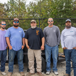 Blake Beddard, Briley Sutton, Justin Oakes, Tony Richards, and David Telfair