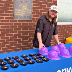 Logan Smith (Gas) at an ECU Baseball Game