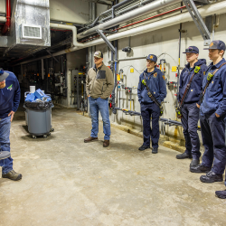 Greenville Fire & Rescue tours the Water Treatment Plant