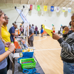  Teresa Sutton and Stella Harris at Northwest Elementary Career Fair