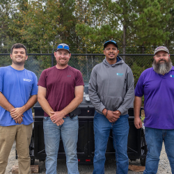Davis Andrews, Brooks Nobles, Julius Patrick, and Brad Dunn