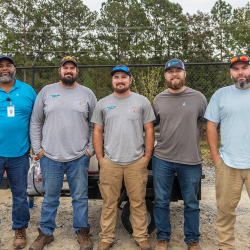 George Fuller, Kyle Veneski, Hayden Hardy, Matthew Gupton, and Corbin Congleton