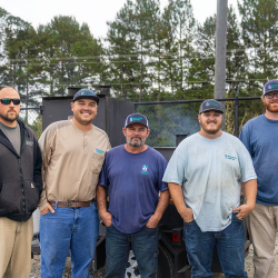 Justin Elks, Bryce Harrison, John Legget, Dylan Moore, and Adam Garris
