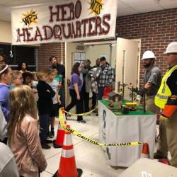 Tyler Nichols and Jeff Oakley at Wintergreen Intermediate