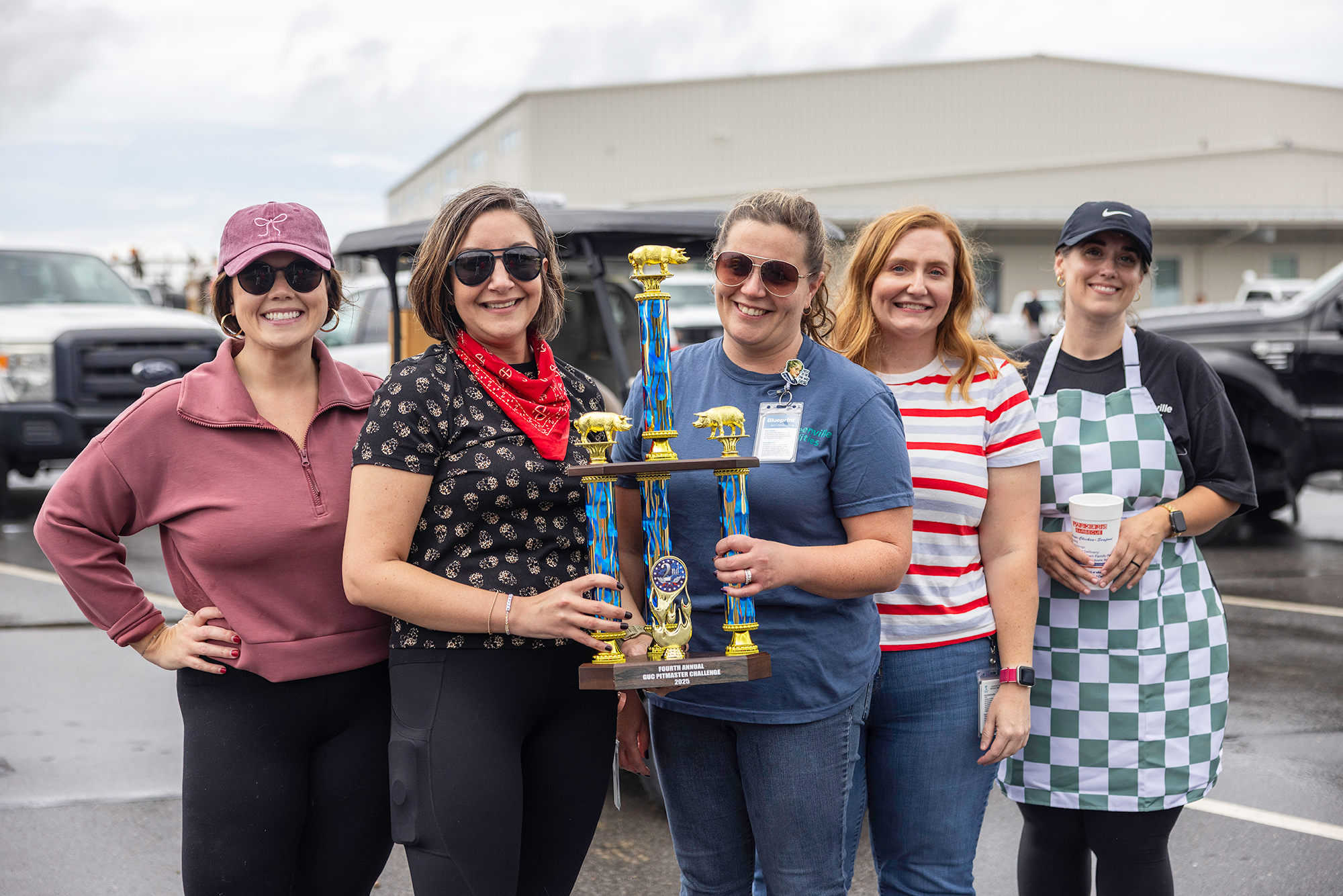 Jessica Hardy, Amanda Wall, Melinda Sampson, Erin Walton, and LeAnne Wetherington