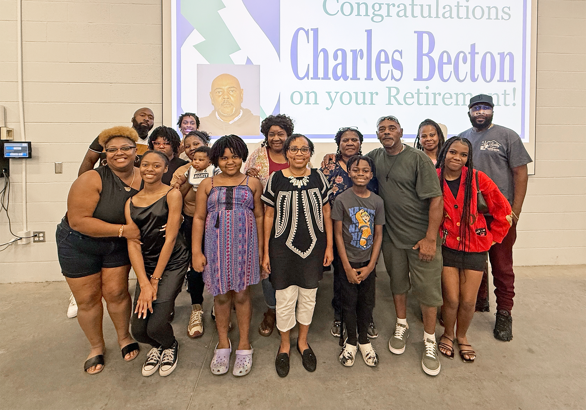 Charles Becton and family