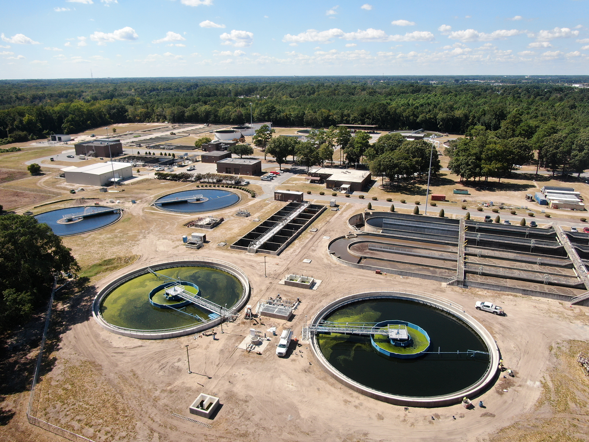 Wastewater Treatment Plant Clarifier