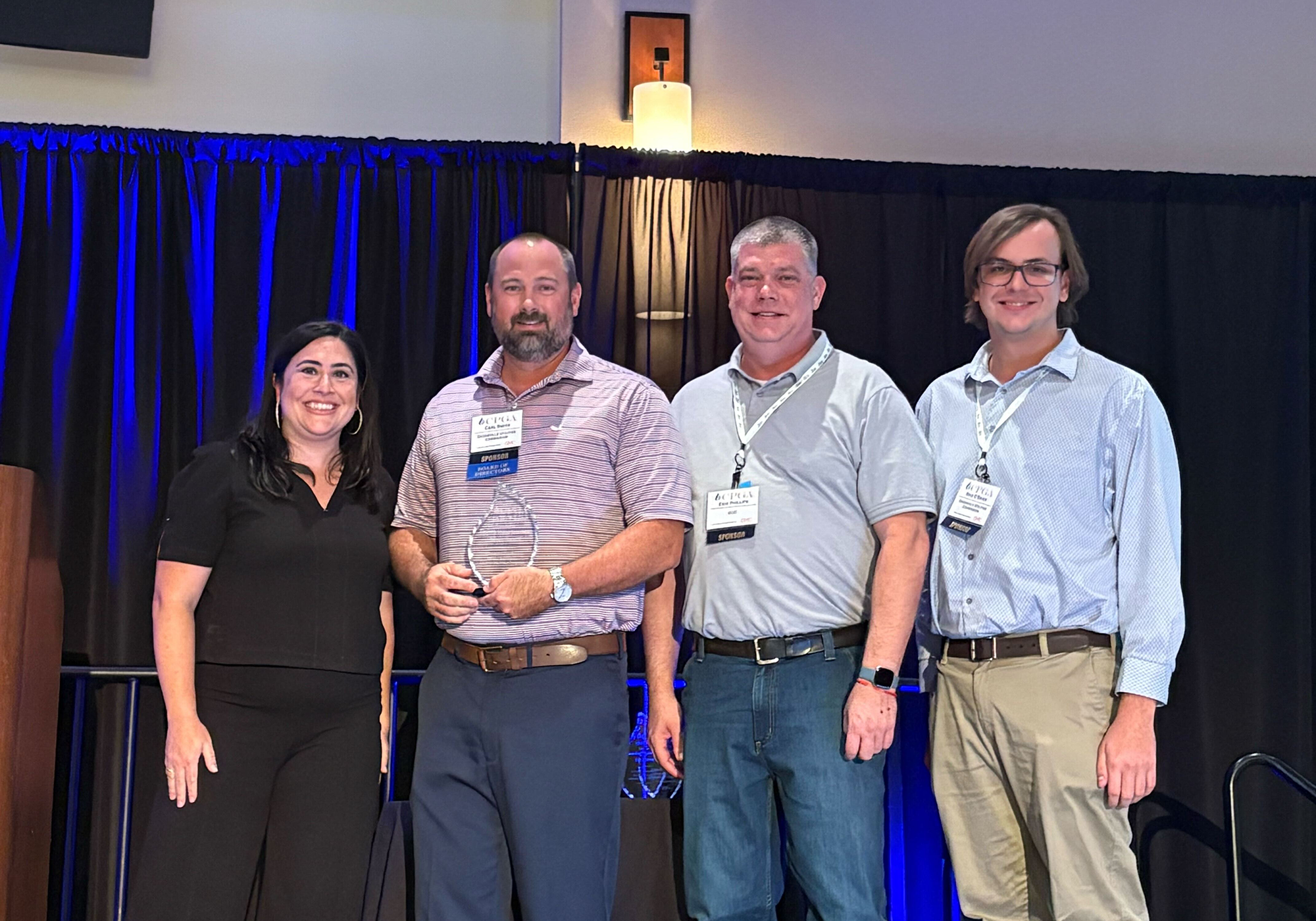 Gas receives the T.R.U.S.T Award