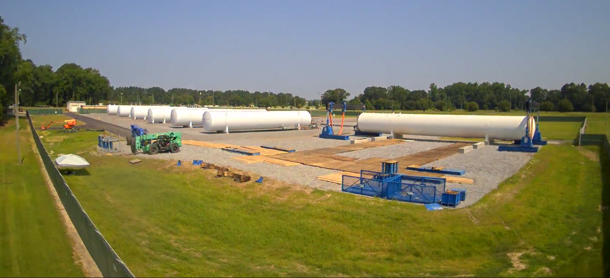 LNG tanks construction