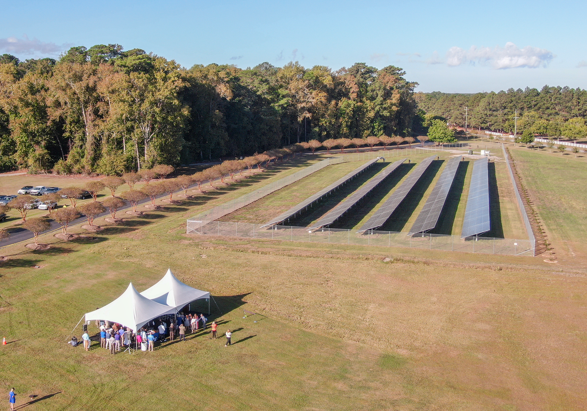 Solar Ribbon Cutting