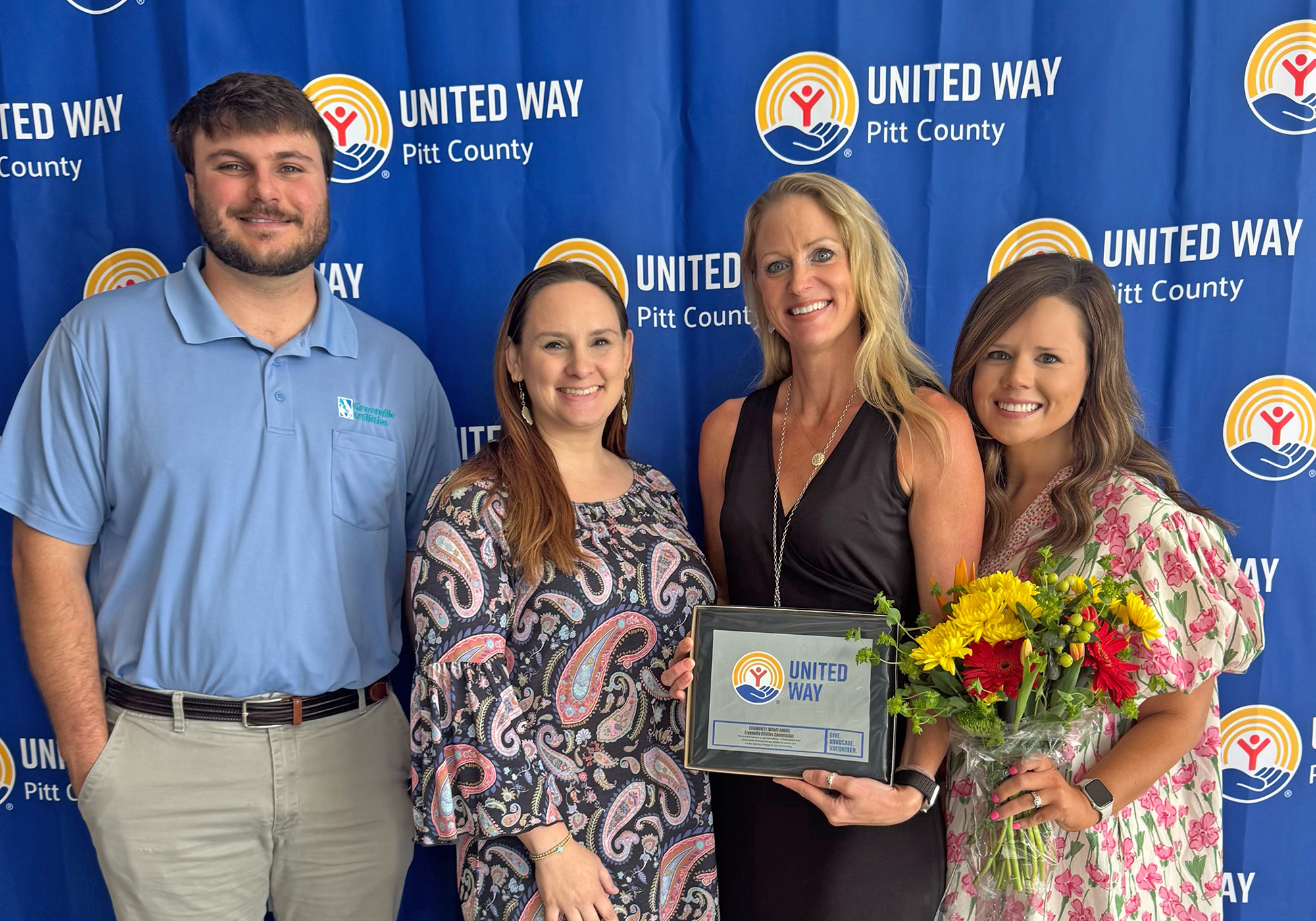 Branson Rogers, Paige Wallace, Karin Fullington, and Jessica Hardy