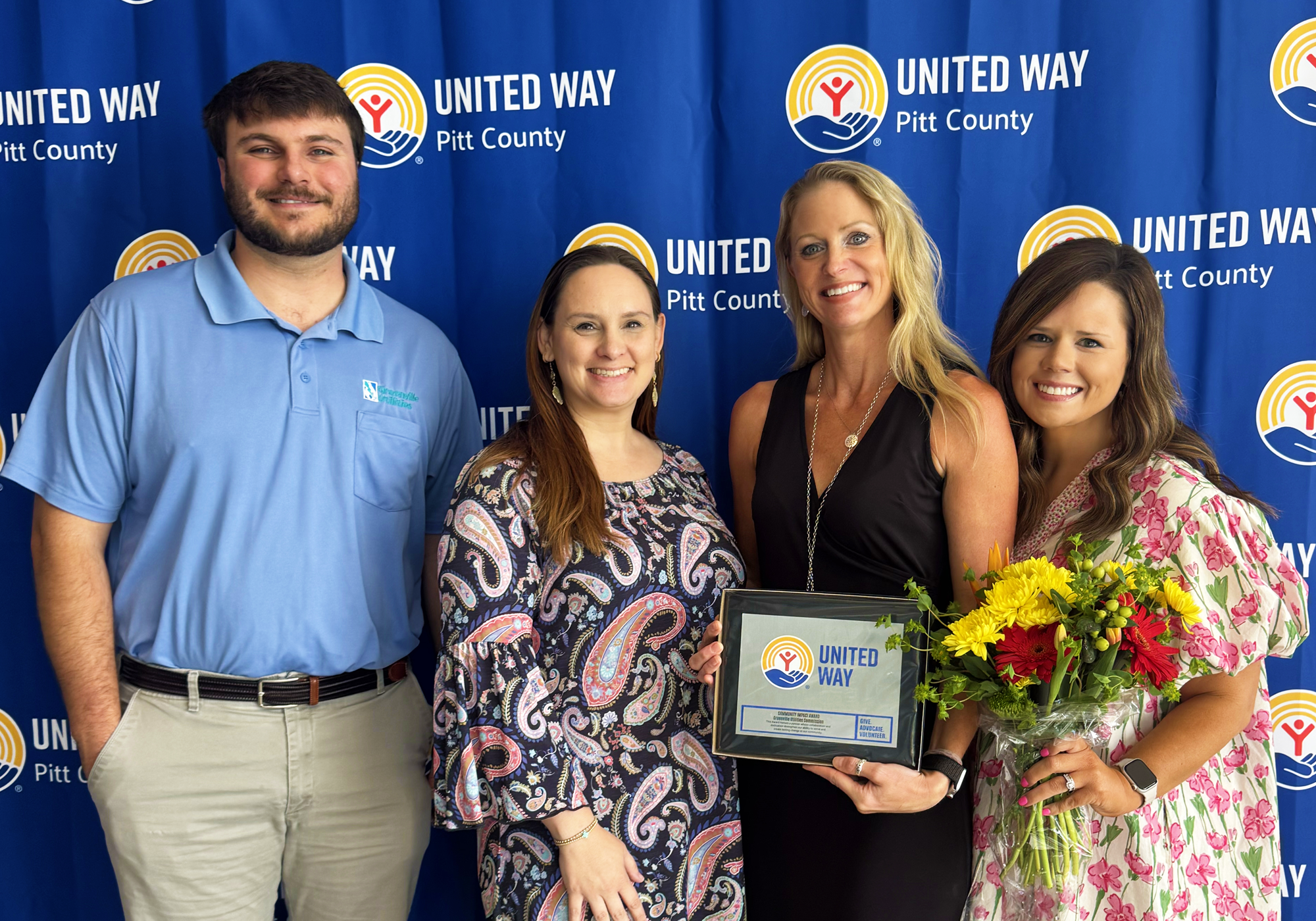 Branson Rogers, Paige Wallace, Karin Fullington, and Jessica Hardy