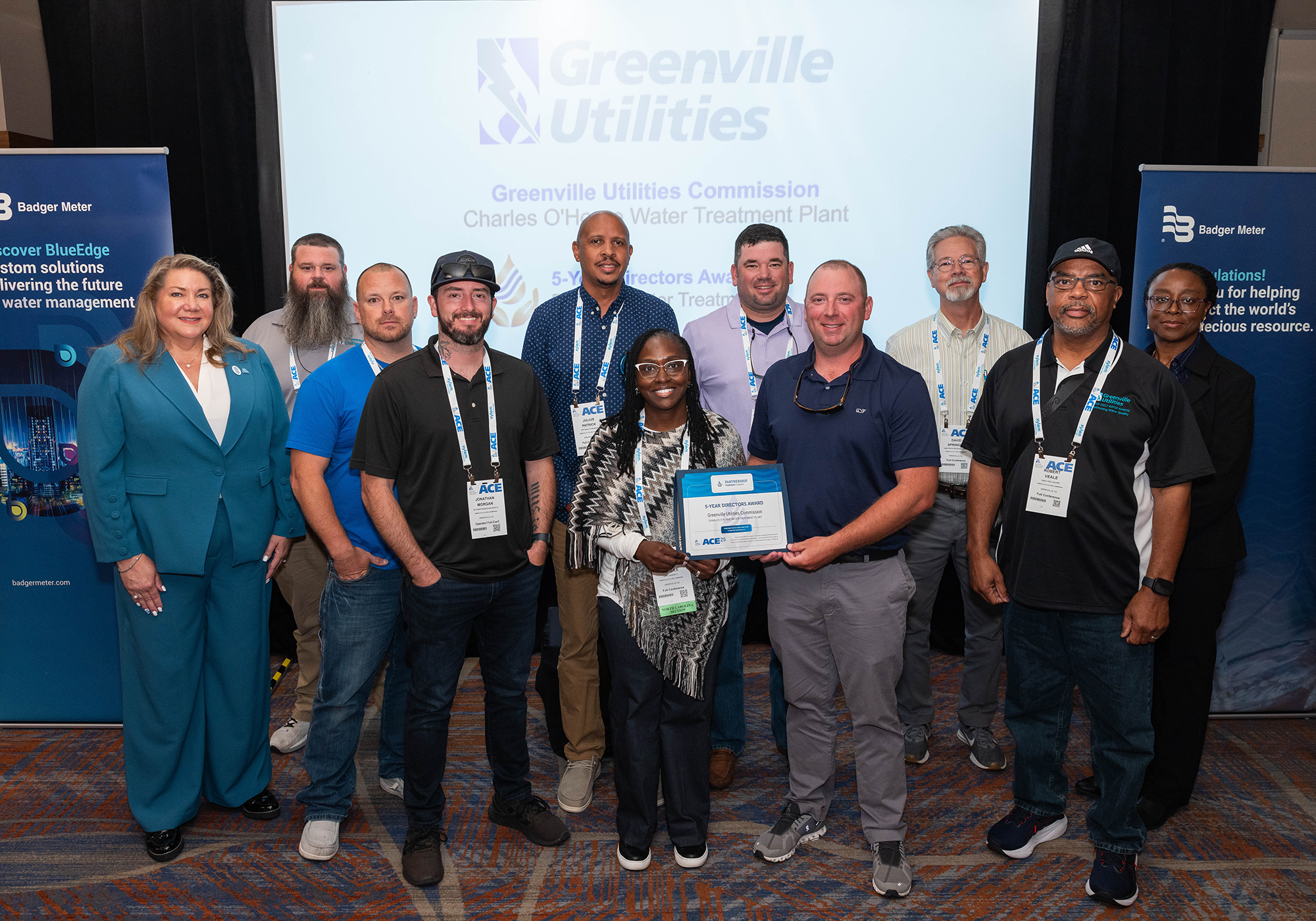 WTP Staff receives AWWA award