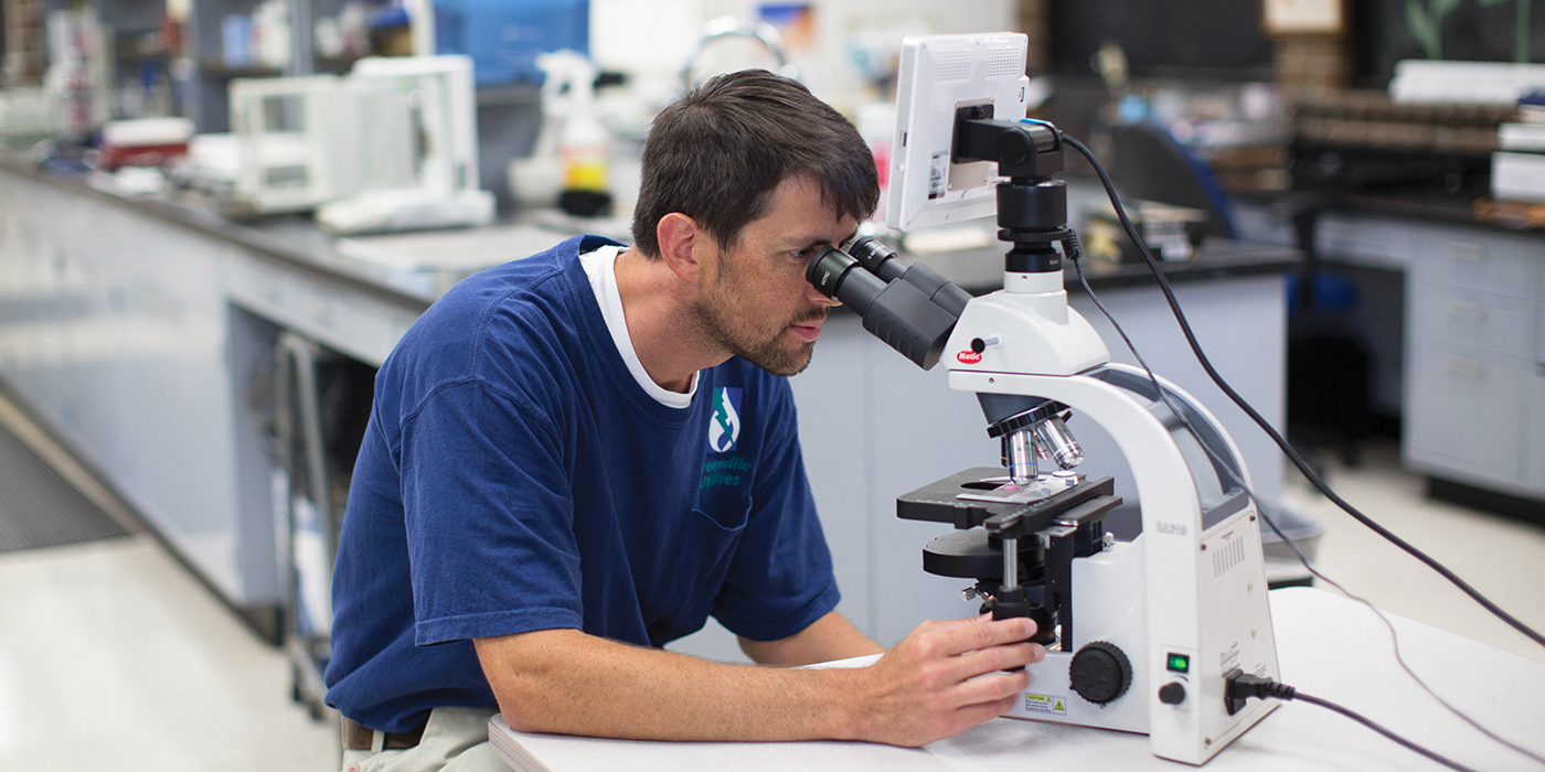 Thumbs Up On Wastewater Treatment Plant Lab